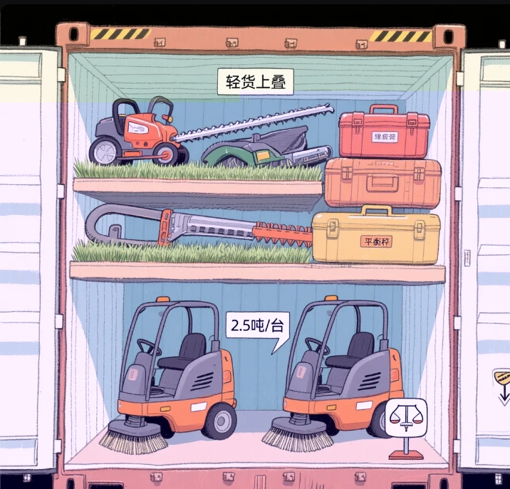 清扫车出口美国